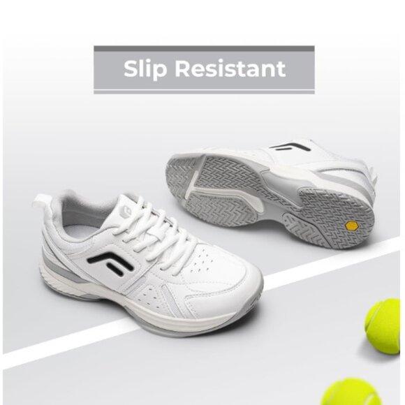 FitVille Court Tennis Pickleball Amadeus V5 Shoes size 10 White NWT - Picture 11 of 12